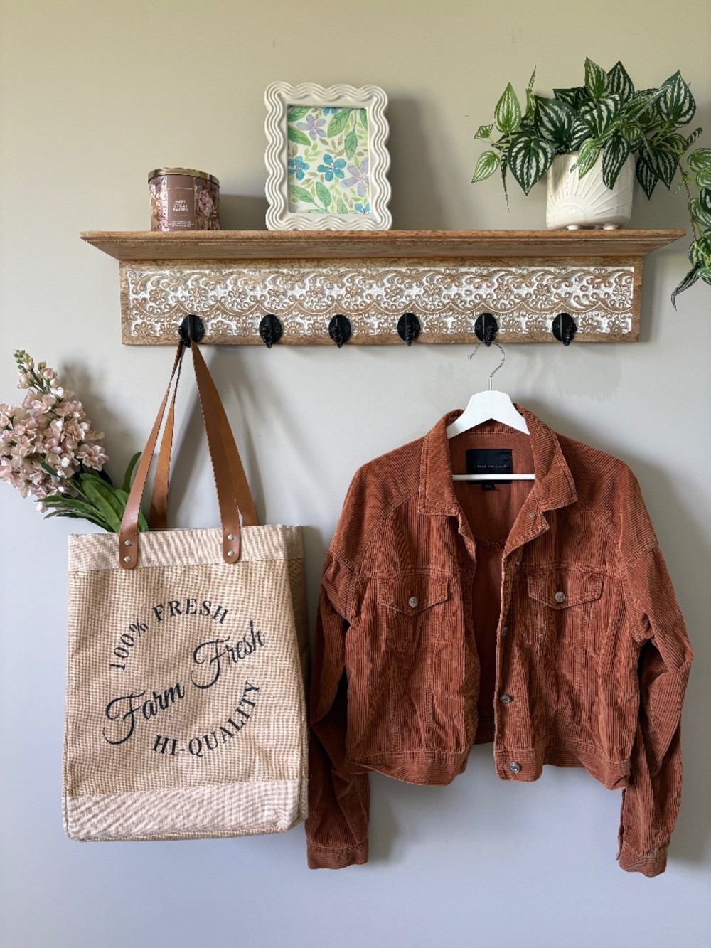 American Eagle Rust Corduroy Jacket
